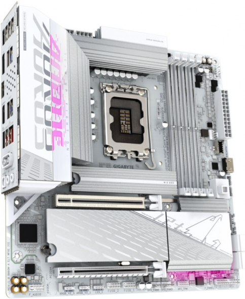 Материнская плата Gigabyte B860M AORUS ELITE WIFI6E ICE (LGA1851, mATX) в Омске