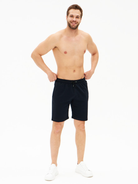 Шорты мужские трикотажные, синий, L в Омске