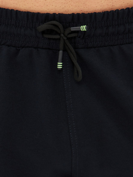 Шорты мужские трикотажные, синий, L в Омске