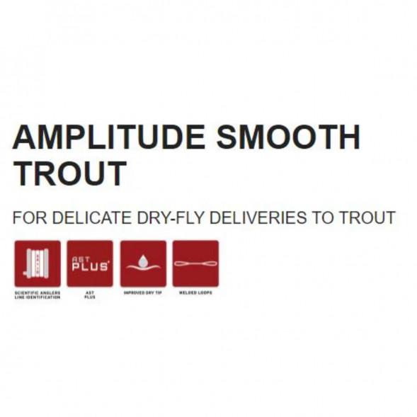Нахлыстовый шнур Scientific Anglers Amplitude Smooth Trout WF-7-F 131414 в Омске