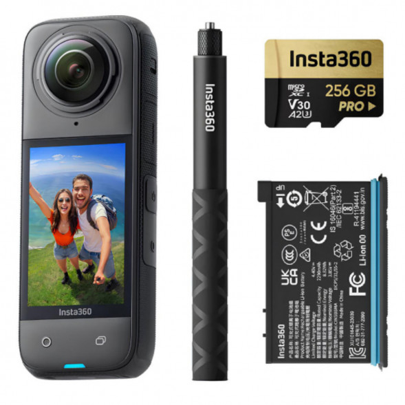 Экшн-камера Insta360 X4 Adventure Bundle (CINSABMA) в Омске