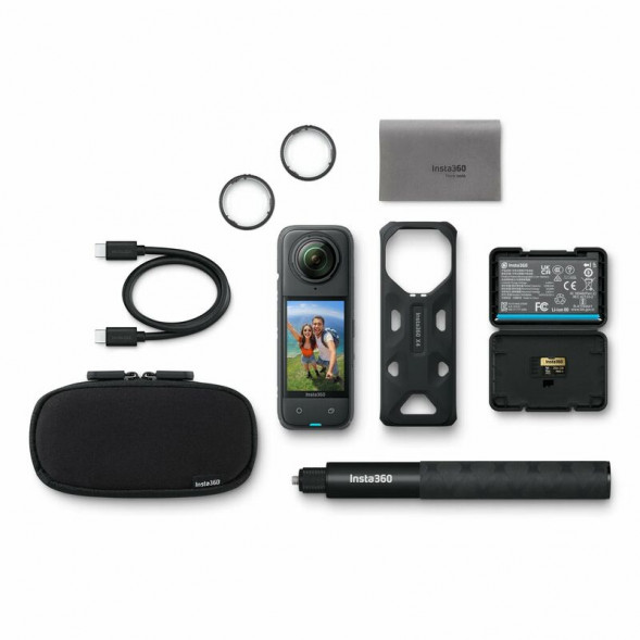 Экшн-камера Insta360 X4 Adventure Bundle (CINSABMA) в Омске