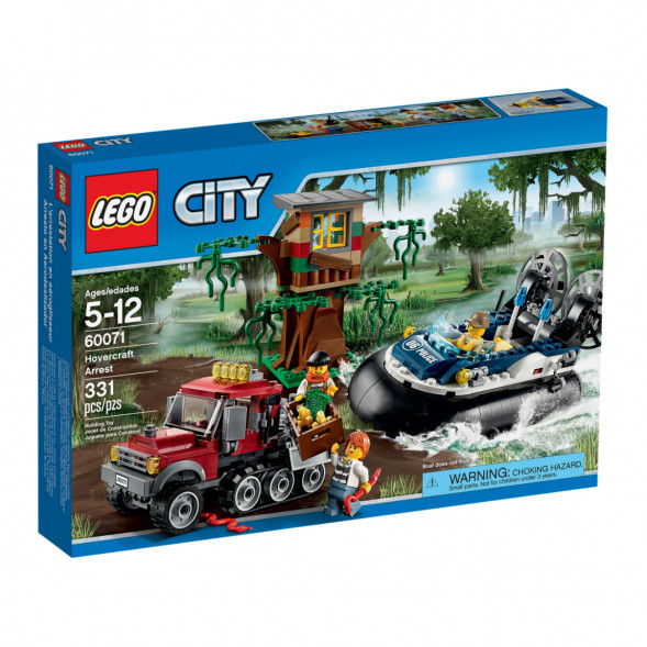 Конструктор LEGO City 60071 Полицейский корабль на воздушной подушке в Омске