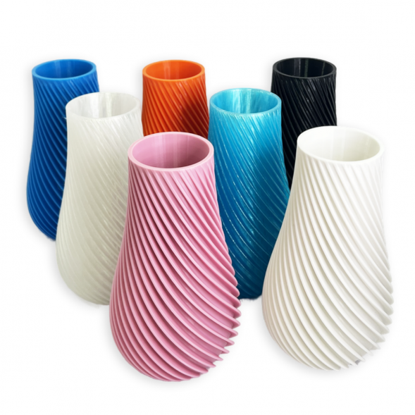 Ваза для сухоцветов HatRom Spiral, розовый в Омске