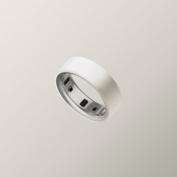 Умное кольцо Oura Ring 4 Ceramic (размер 4), Облако/Cloud в Омске