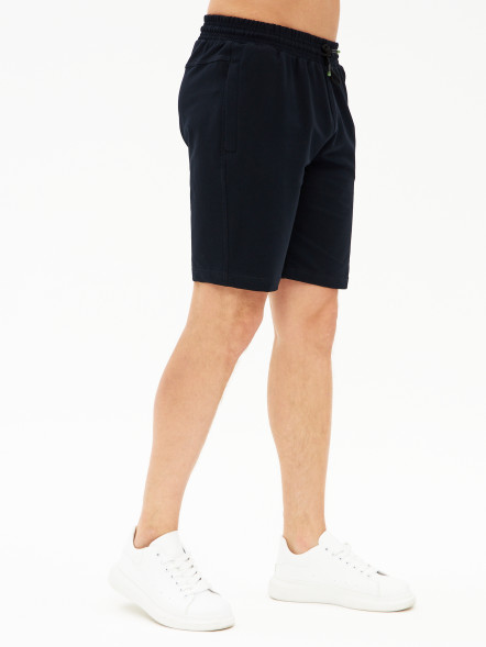 Шорты мужские трикотажные, синий, XL в Омске