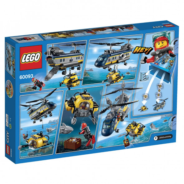Конструктор LEGO City Deep Sea Explorers 60093 Вертолет исследователей моря в Омске