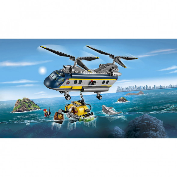 Конструктор LEGO City Deep Sea Explorers 60093 Вертолет исследователей моря в Омске