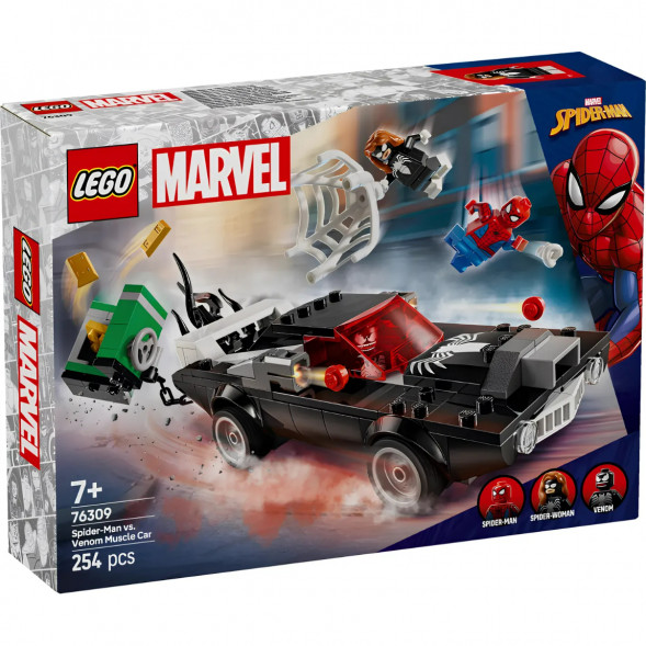Конструктор LEGO Super Heroes 76309 Человек-паук против Венома в Омске