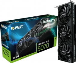 Видеокарта Palit GeForce RTX 5070 Infinity 3 OC [NE75070S19K9-GB2050S]