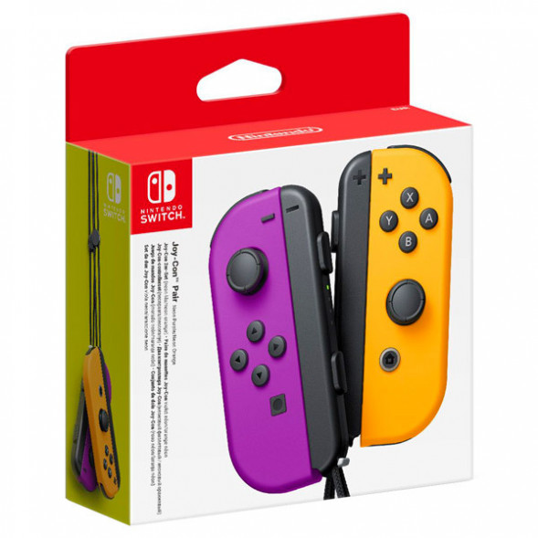 Геймпад Nintendo Switch Joy-Con controllers Duo, фиолетовый/оранжевый в Омске