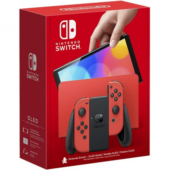 Игровая приставка Nintendo Switch OLED 64 ГБ, Mario Red Edition в Омске