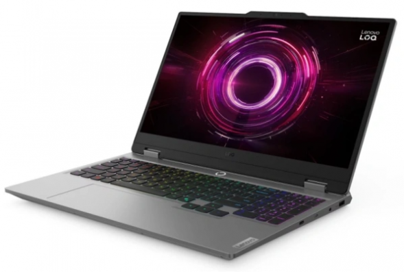 Ноутбук Lenovo LOQ 15AHP10(83JG007PUS) (15.6 &amp;quot;, Ryzen 7, 16 Гб RAM, 512 Гб SSD, GeForce RTX 5060, Серый) в Омске