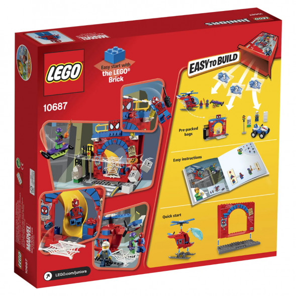 Конструктор LEGO Juniors 10687 Убежище Человека-паука в Омске
