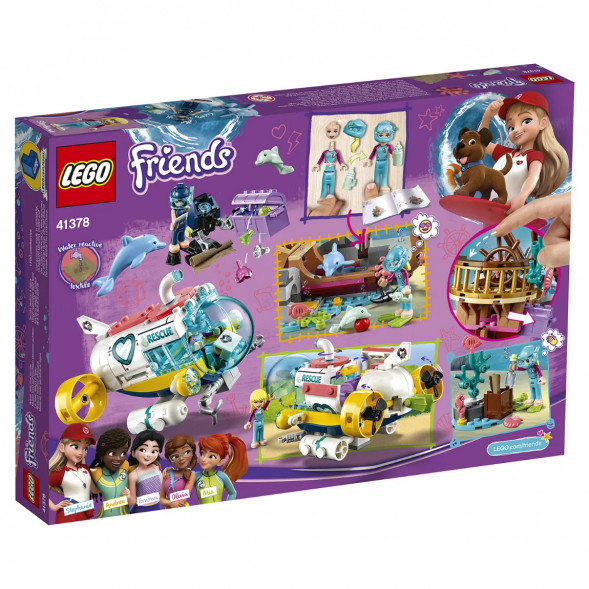 Конструктор LEGO Friends 41378 Спасение дельфинов в Омске