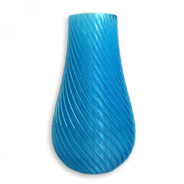 Ваза для сухоцветов HatRom Spiral, голубой в Омске