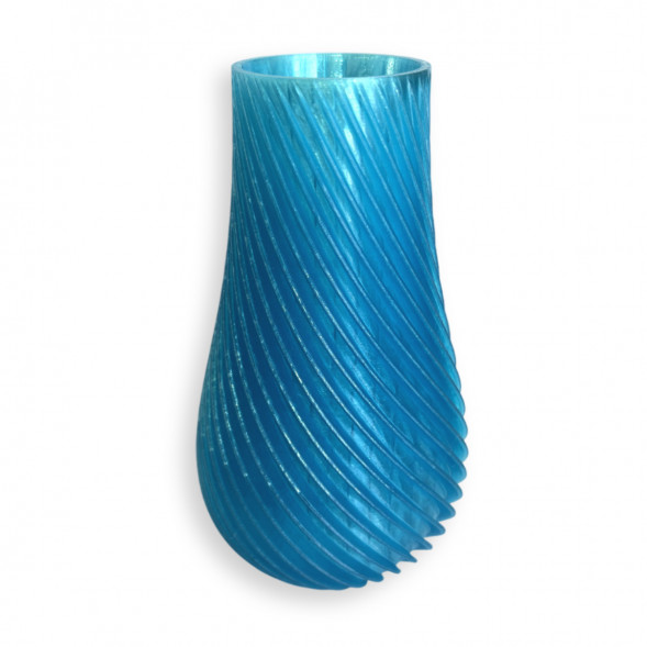 Ваза для сухоцветов HatRom Spiral, голубой в Омске