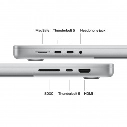 Ноутбук Apple MacBook Pro 16 2026 MGE94 (M5 Max 40-Core GPU, 48/2TB), Серебристый/Silver