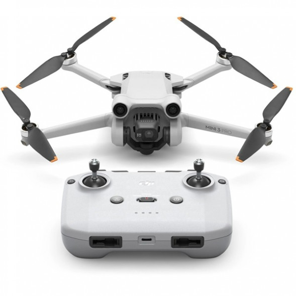 Квадрокоптер DJI Mini 3 Pro (DJI RC-N1), серый в Омске