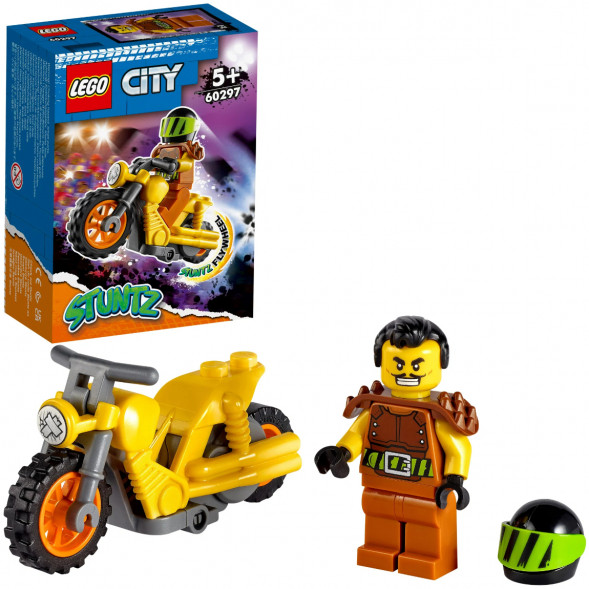 Конструктор LEGO City 60297 Разрушительный трюковый мотоцикл в Омске