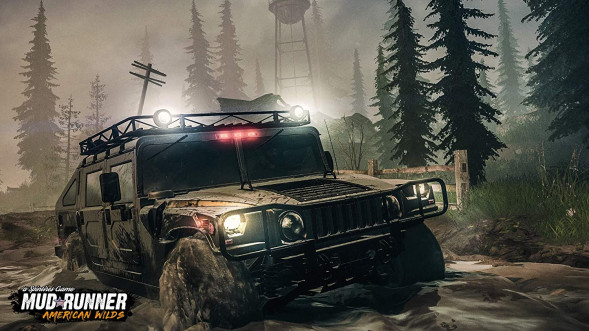 Игра Spintires: MudRunner American Wilds [Nintendo Switch, русские субтитры] в Омске