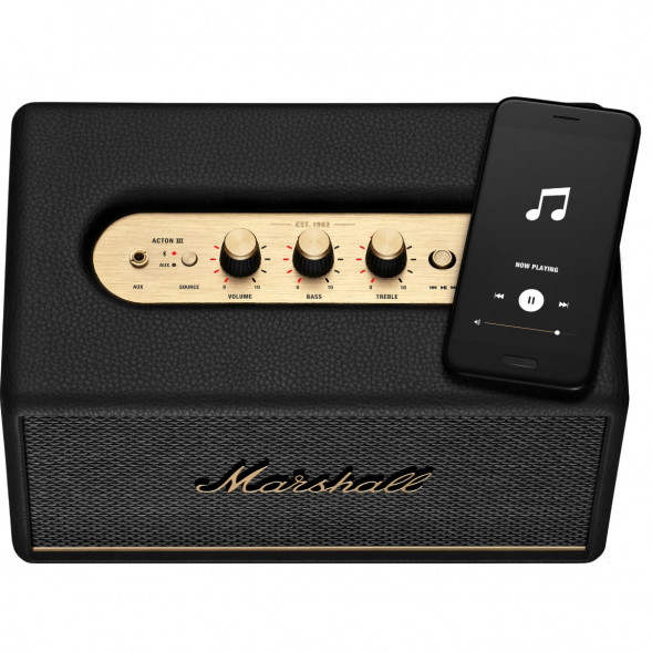 Портативная акустика Marshall Acton III, 60 Вт, черный в Омске
