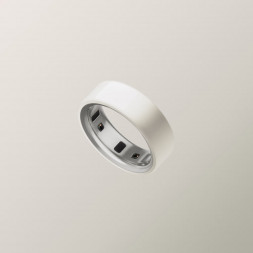 Умное кольцо Oura Ring 4 Ceramic (размер 8), Облако/Cloud