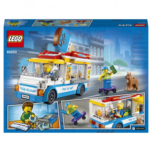 Конструктор LEGO City Great Vehicles 60253 Грузовик мороженщика в Омске