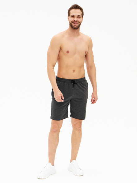 Шорты мужские трикотажные, серый, XL в Омске