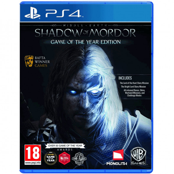 Игра Middle Earth: Shadow Of Mordor. Game of the Year Edition [PS4, русские субтитры] в Омске