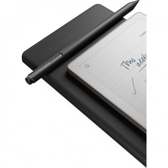 Графический планшет reMarkable Paper Pro Move + Стилус MarkerPlus + Чехол BookFolio Premium Leather, Black в Омске