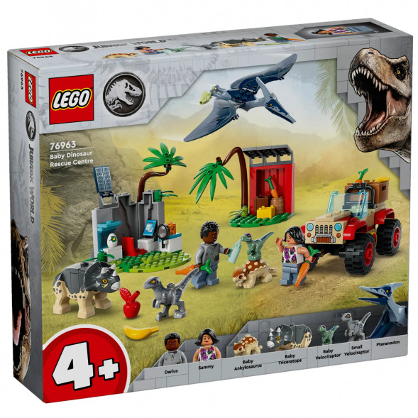 Конструктор LEGO Jurassic World 76963 Центр спасения детенышей динозавров в Омске