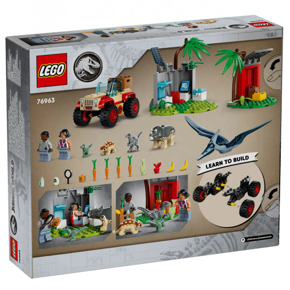 Конструктор LEGO Jurassic World 76963 Центр спасения детенышей динозавров в Омске