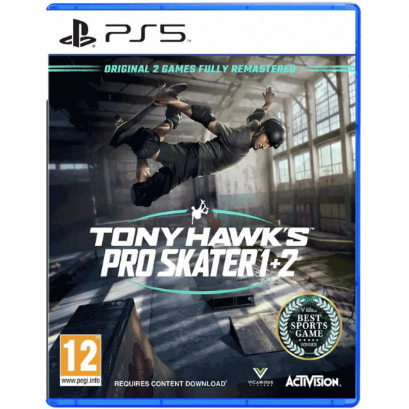 Игра Tony Hawk&amp;#039;s Pro Skater 1+2 [PS5, английская версия] в Омске