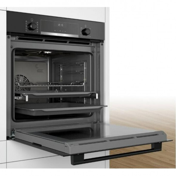 Духовой электрический шкаф Bosch HBG5370B0, черный в Омске