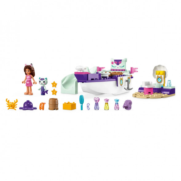 Конструктор LEGO Gabby&amp;#039;s Dollhouse 10786 Корабль и спа Габби и МерКэта в Омске