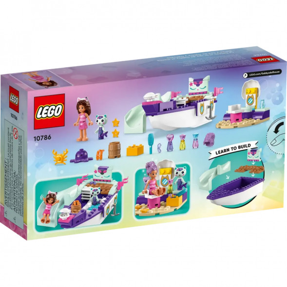 Конструктор LEGO Gabby&amp;#039;s Dollhouse 10786 Корабль и спа Габби и МерКэта в Омске