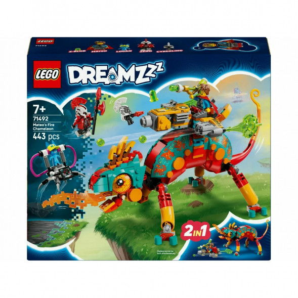 Конструктор LEGO DREAMZzz 71492 Огненный хамелеон Матео в Омске