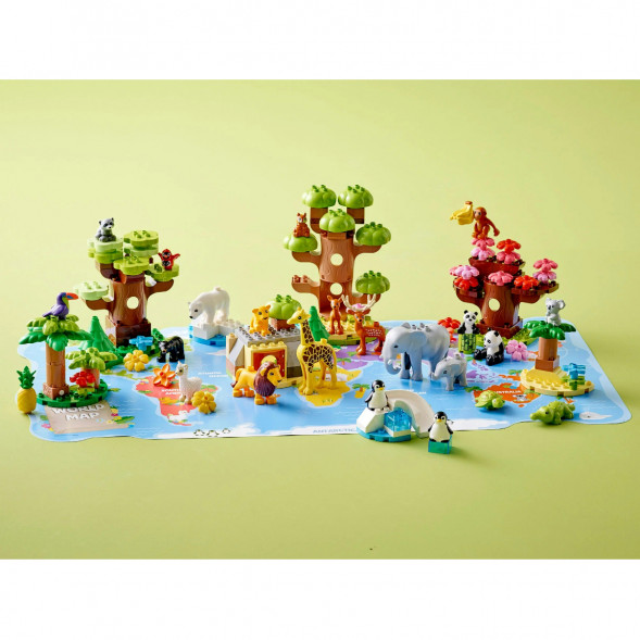 Конструктор LEGO DUPLO 10975 Дикие животные мира в Омске