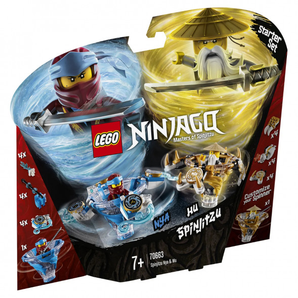 Конструктор LEGO Ninjago 70663 Ния и Ву: мастера Кружитцу в Омске