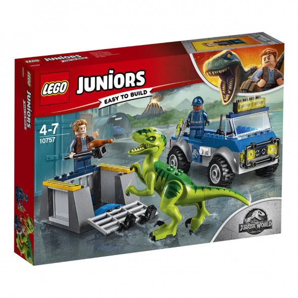 Конструктор LEGO Juniors 10757 Грузовик спасателей для перевозки раптора в Омске