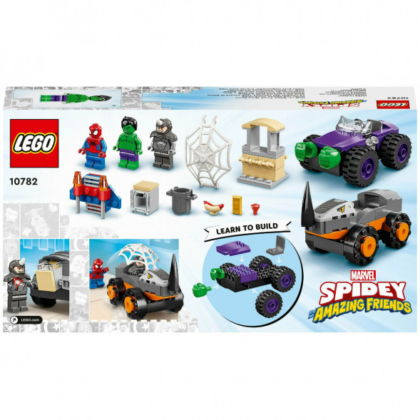 Конструктор LEGO Super Heroes 10782 Схватка Халка и Носорога на грузовиках в Омске