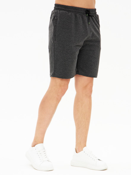Шорты мужские трикотажные, серый, XXXL в Омске