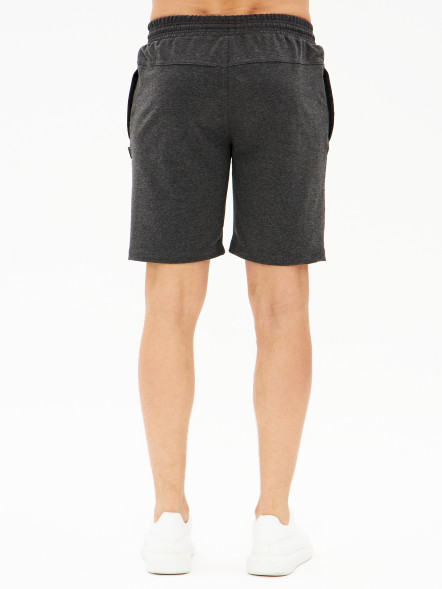 Шорты мужские трикотажные, серый, XXXL в Омске